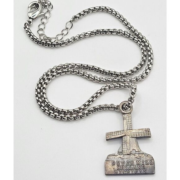 Dutch Mill Holland Michigan Windmill Pendant 19in - Picture 2 of 3